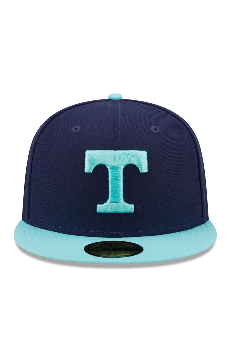 New Era Men's New Era Navy/Light Blue Tennessee Volunteers 59FIFTY Fitted Hat, Alternate, color,