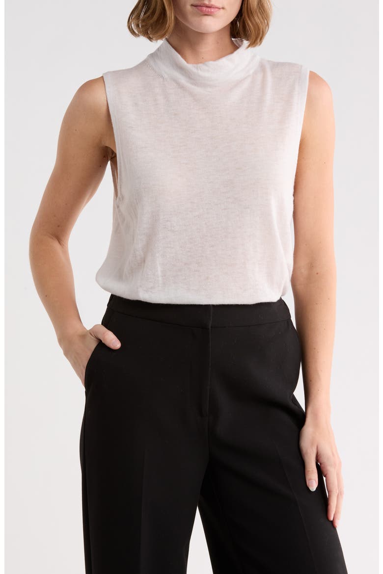 Sleeveless Wool Sweater, Main, color, SALT GLASS