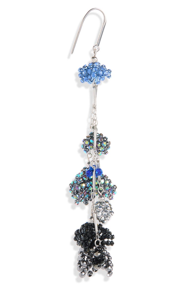 Isabel Marant Charm Drop Earrings, Alternate, color, Blue/ Silver