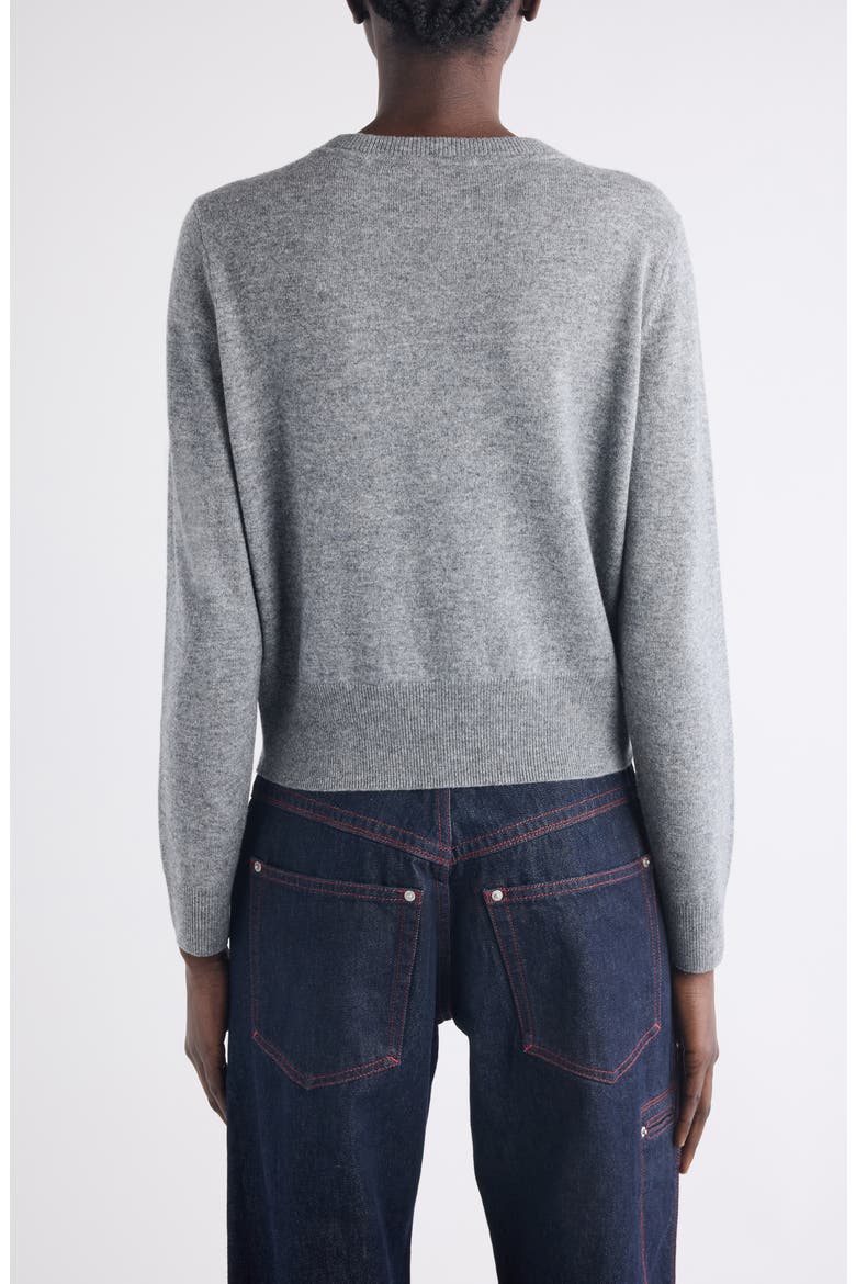 Idesia Merino Wool & Cashmere Cardigan, Alternate, color, LIGHT GREY