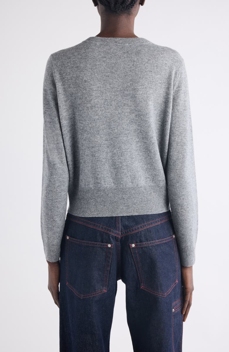 Isabel Marant Idesia Merino Wool & Cashmere Cardigan, Alternate, color, Light Grey