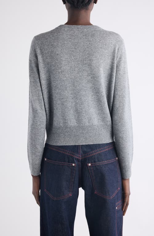 Isabel Marant Idesia Merino Wool & Cashmere Cardigan In Gray