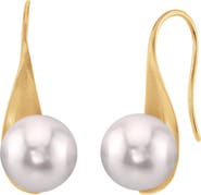 The Pearl Source Japanese Akoya Pearl Gaby Earrings
