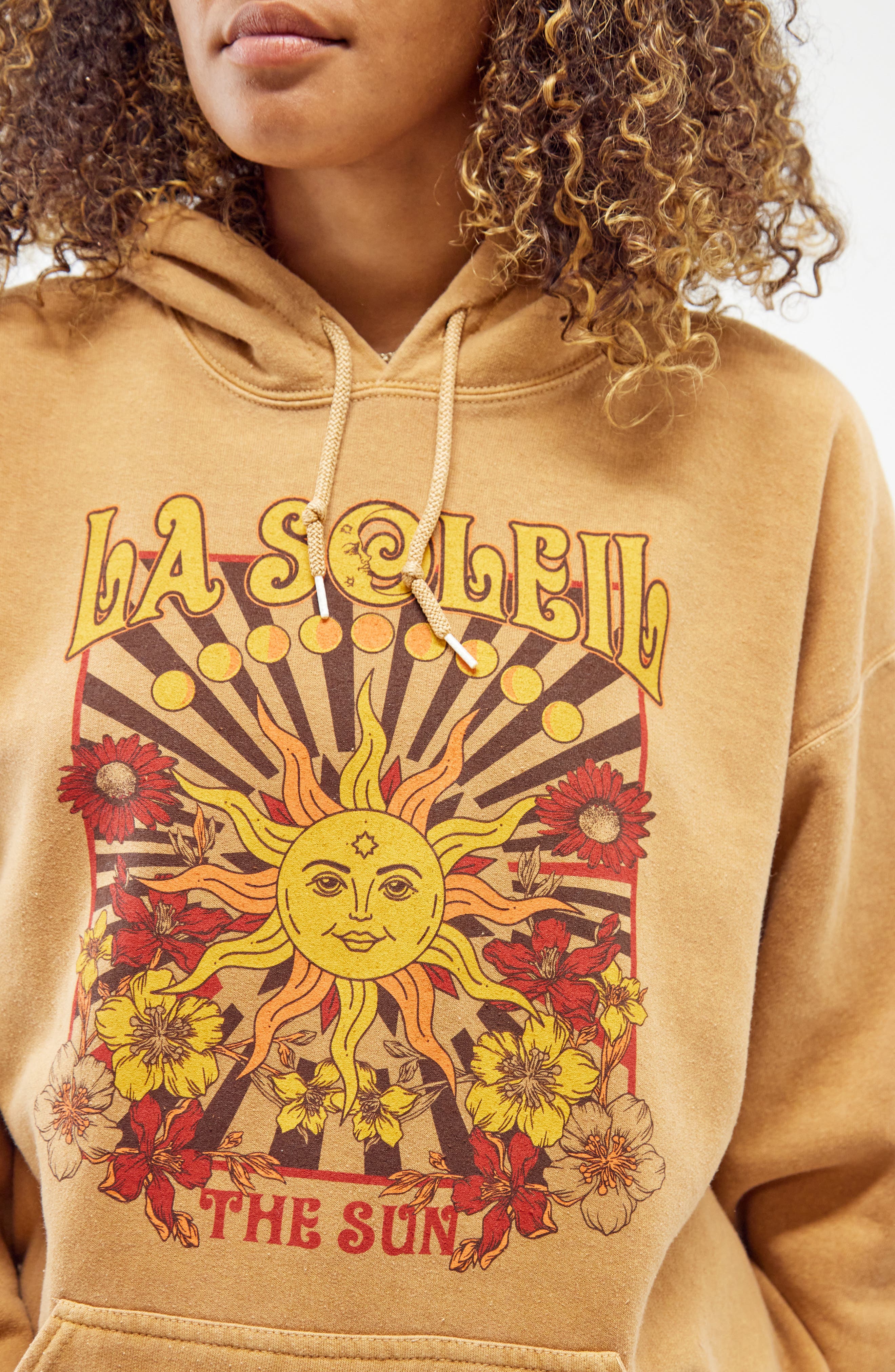 BDG Urban Outfitters Sun Print Graphic Hoodie (Women) | Nordstromrack