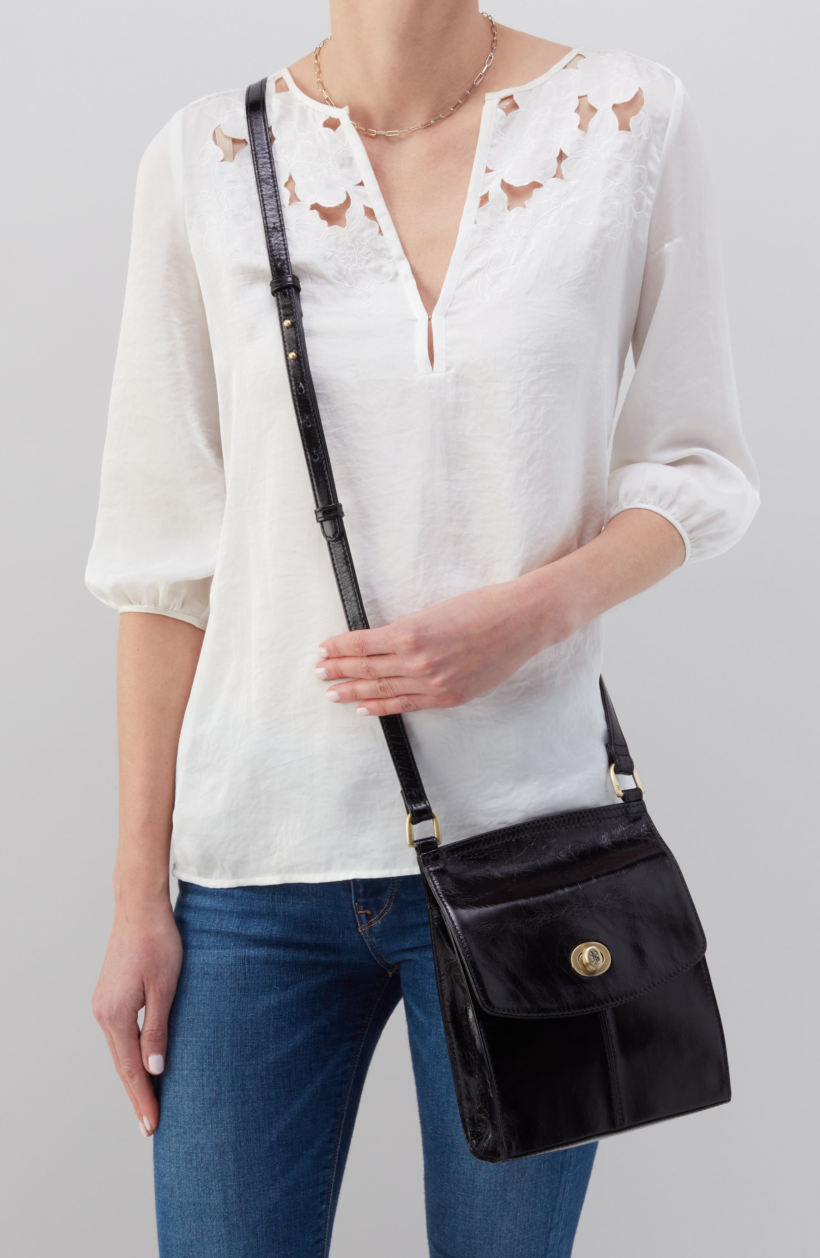 HOBO Medium Mila Leather Crossbody Bag, Alternate, color, 