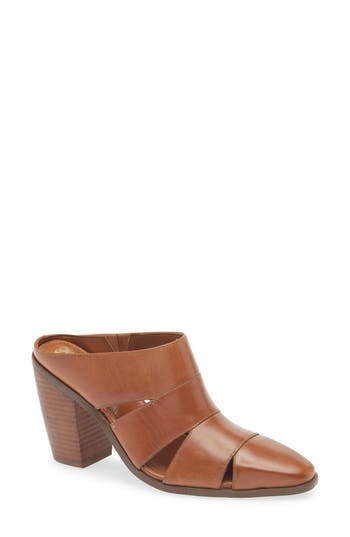 Vince Camuto Aimie Square Toe Mule In Gold