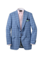 Paul Fredrick Wool Blend Single Breasted Peak Lapel Sport Coat
