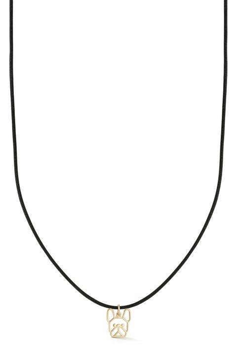 Dog Pendant Necklace