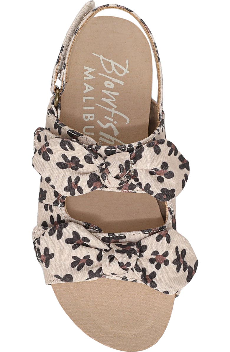Blowfish Malibu Kids' Gal Pal 2-K Slingback Sandal, Alternate, color, Flower Leopard