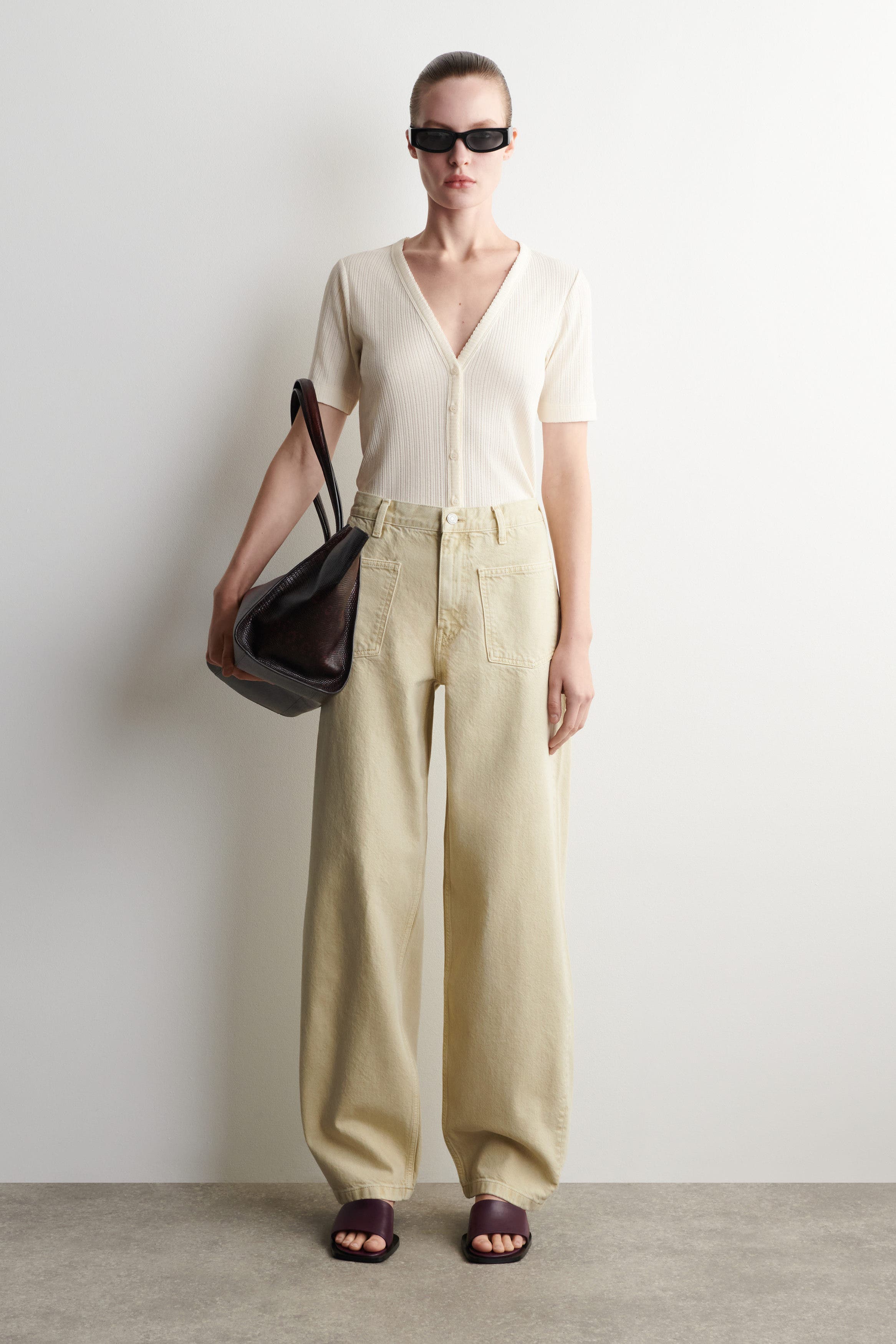 Patch-Pocket Straight-Leg Jeans - image 3