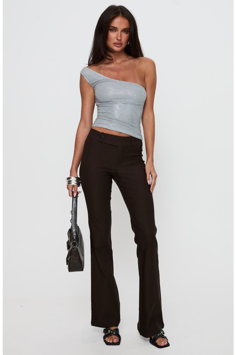 Kinkirk Low Rise Flare Pants, Alternate, color, CHOCOLATE