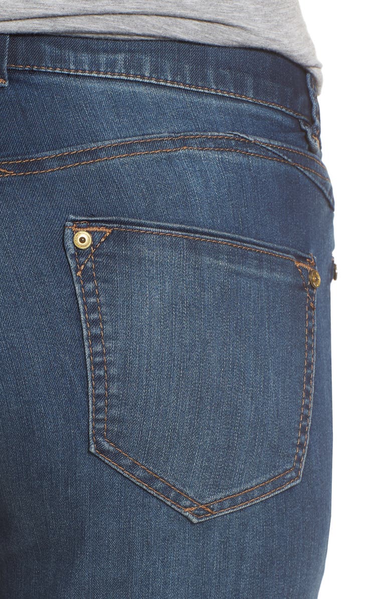 Wit & Wisdom 'Ab'Solution Cuffed Denim Shorts, Alternate, color, Blue