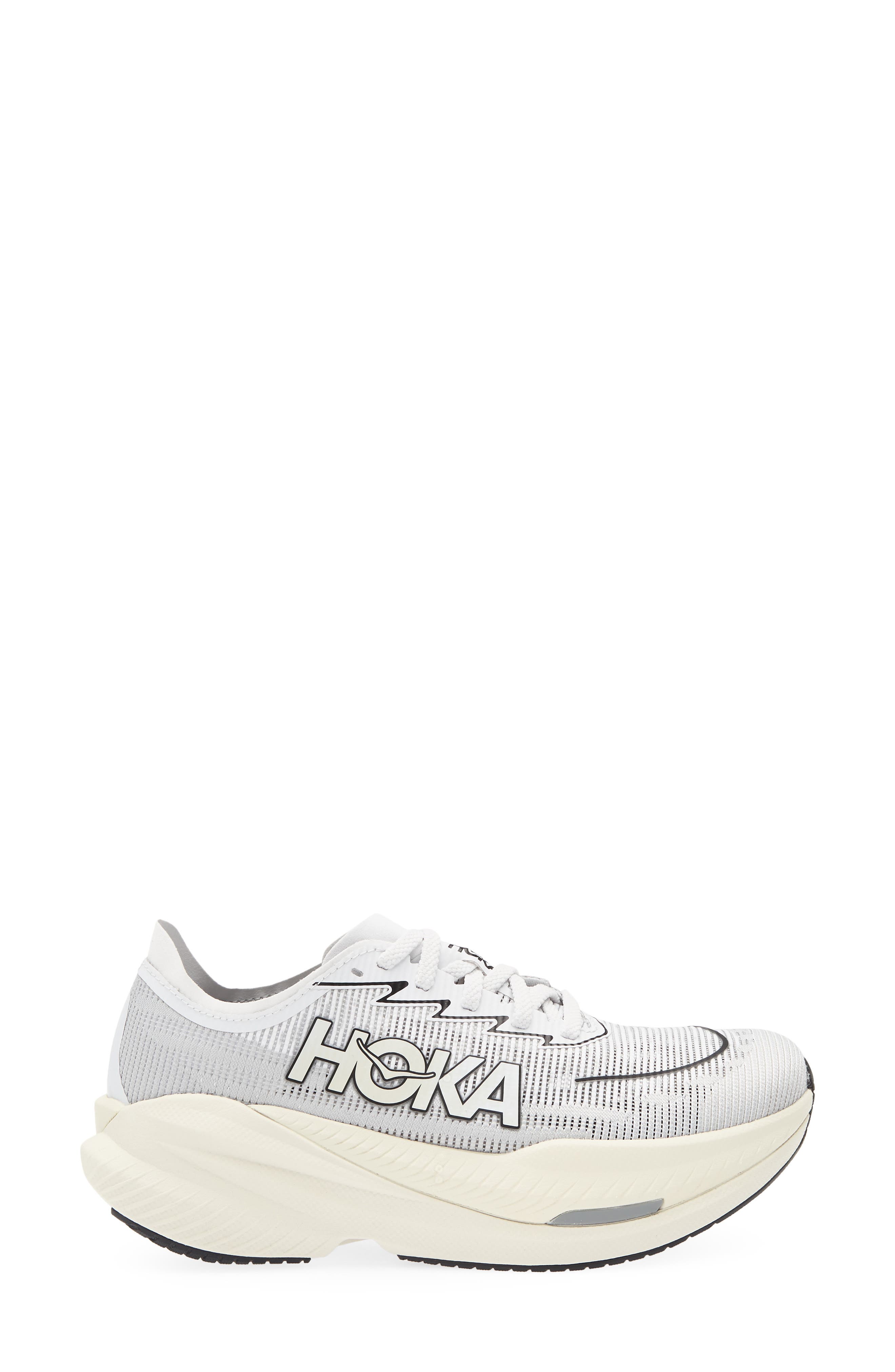 HOKA Mach X 2 Running Shoe, Alternate, color, White / Cosmic Grey