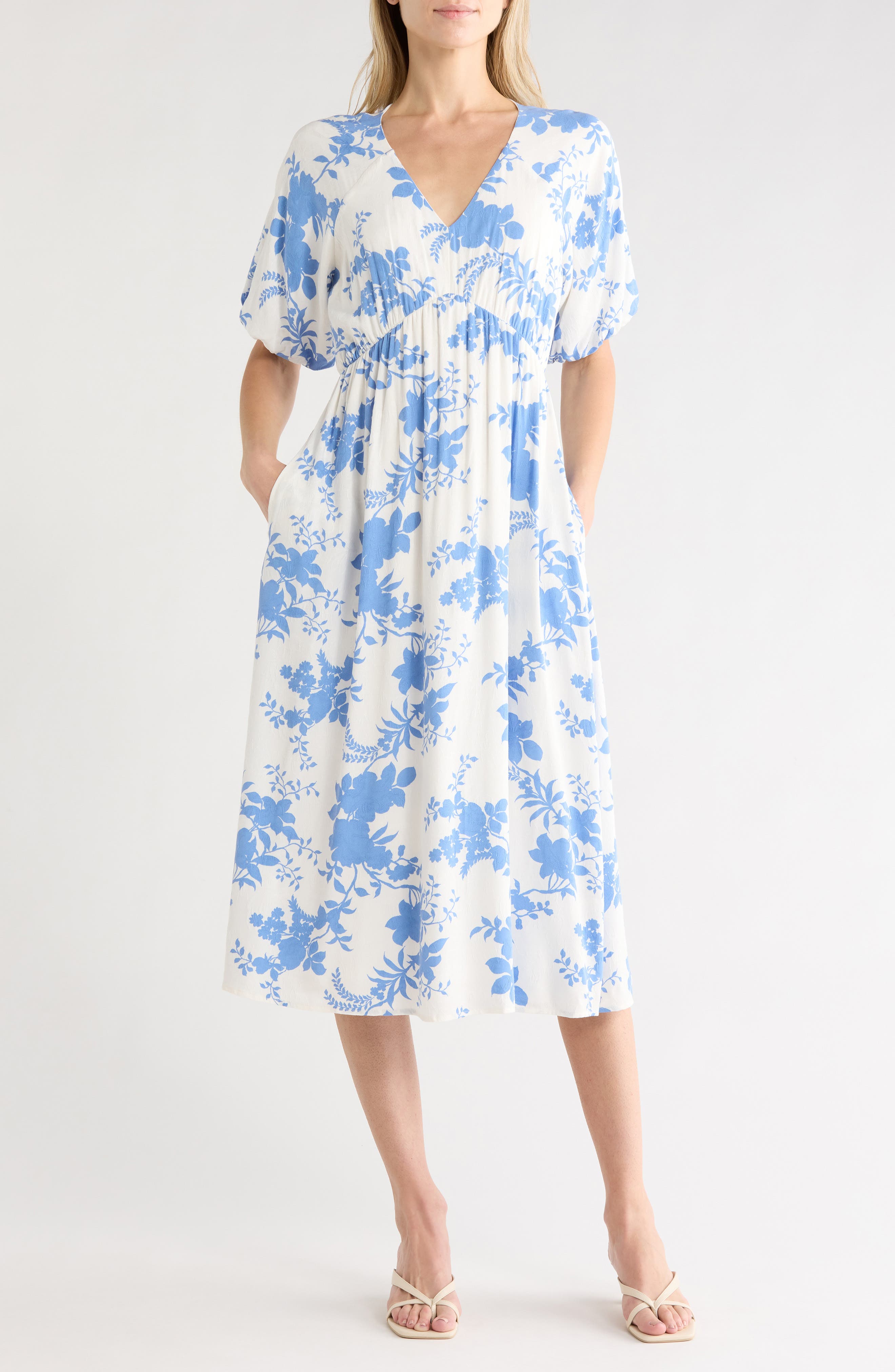 WEST K Empire Waist Midi Dress