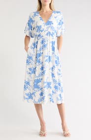 WEST K Empire Waist Midi Dress