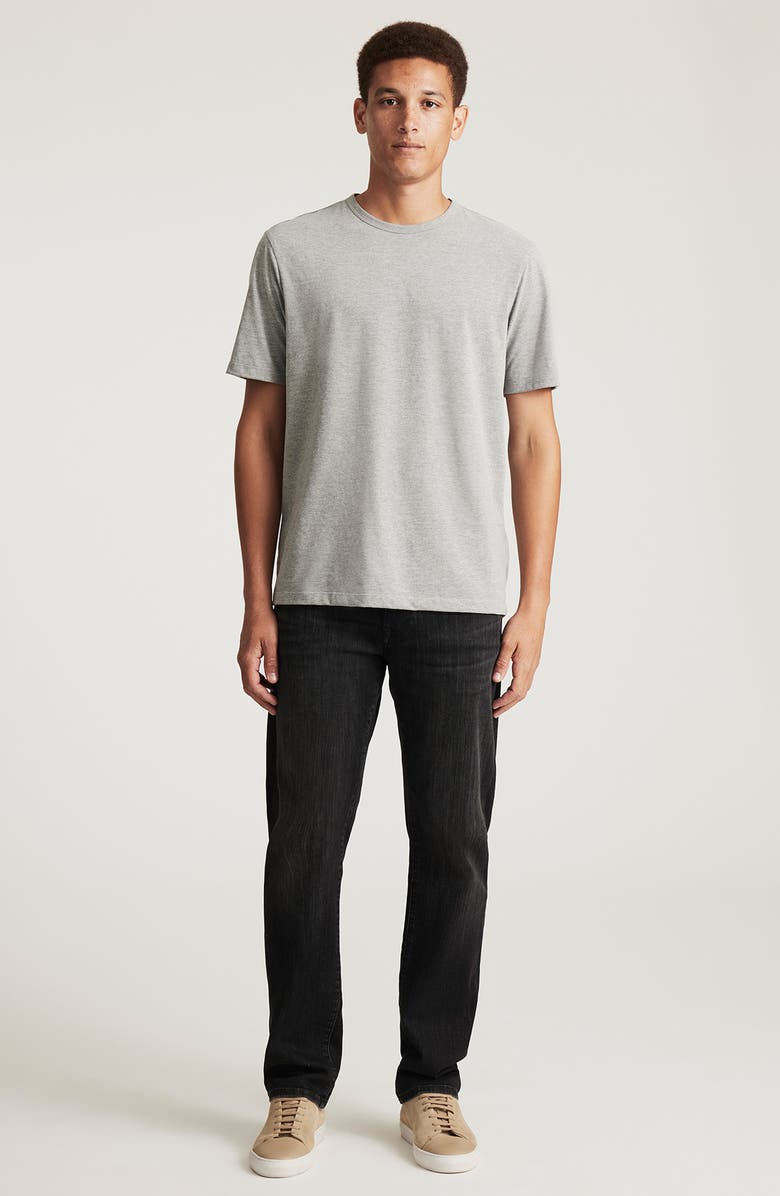 Mavi Jeans Grey Mélange Cotton Blend Crewneck T-Shirt, Alternate, color, Grey Melange