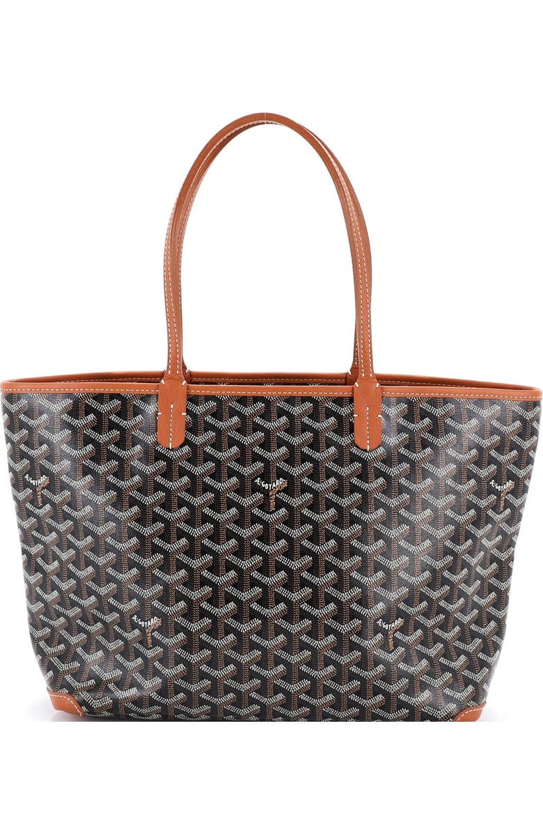 Pre-Owned Goyard Artois Tote Coated Canvas PM, Main, color, Brown
