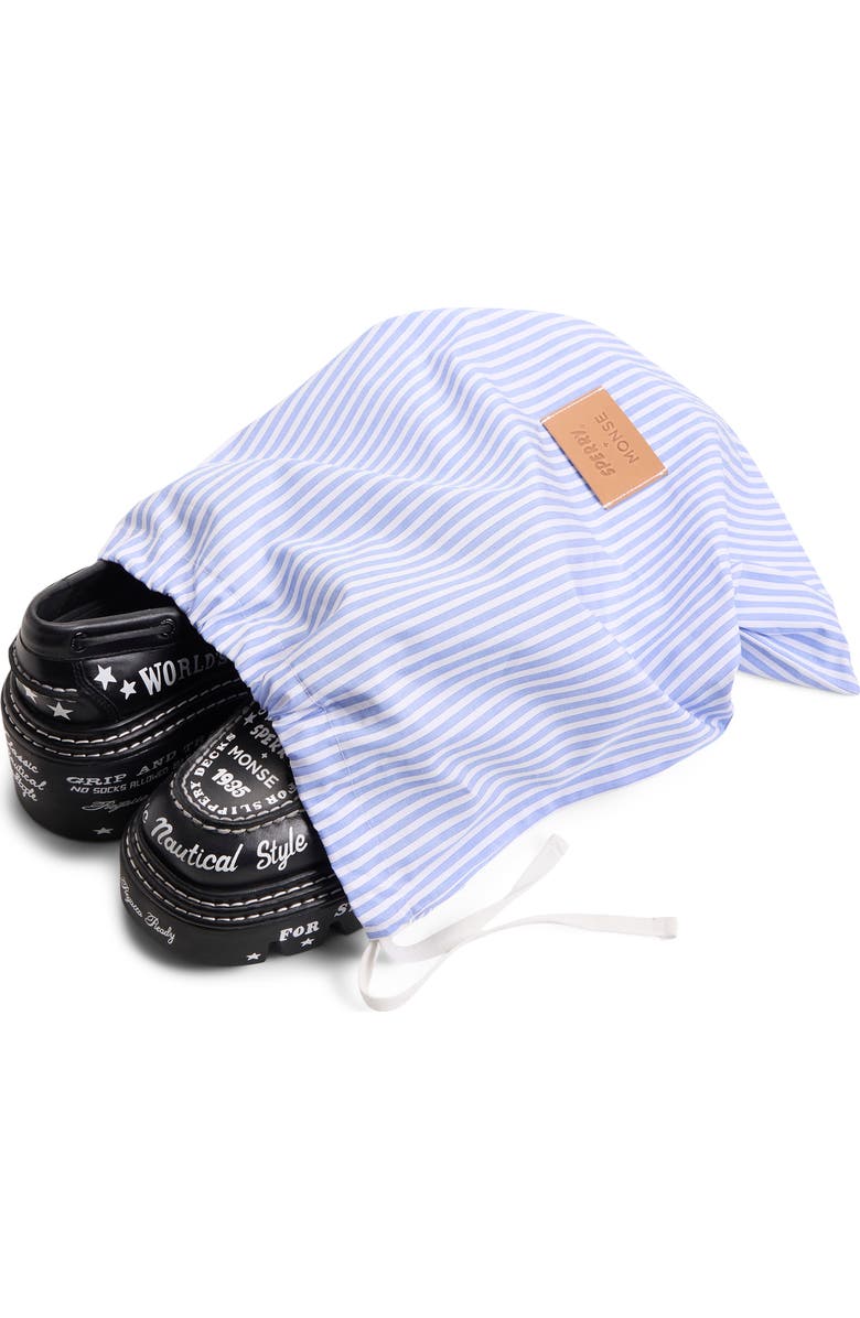 Sperry x MONSE Authentic Original 2-Eye Lug Boat Shoe, Alternate, color, Black Graphic