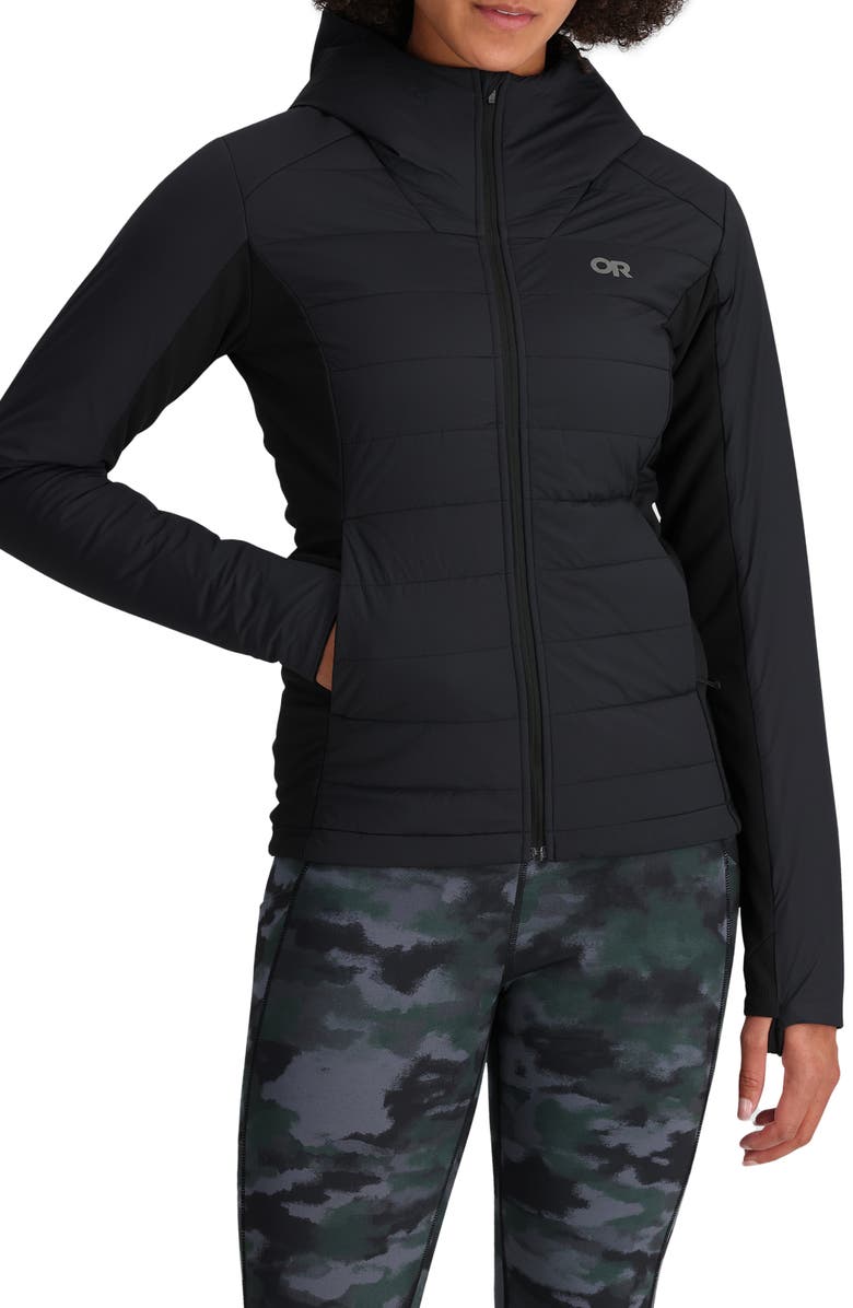 Outdoor Research Shadow Water Resistant Insulated Hooded Jacket, Main, color, 