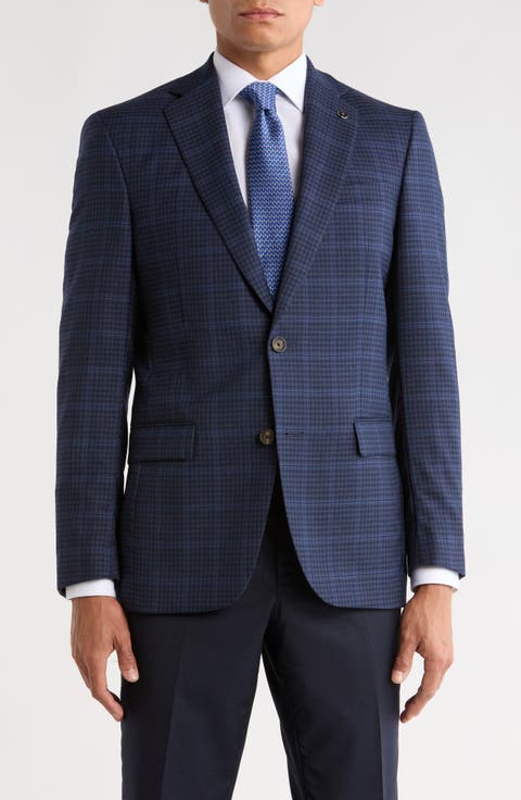 Jake X Check Wool Sport Coat