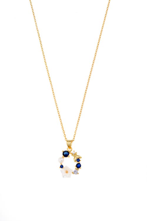 Arte Nova Jewellery Summer Necklace in Silver Gold Plated at Nordstrom