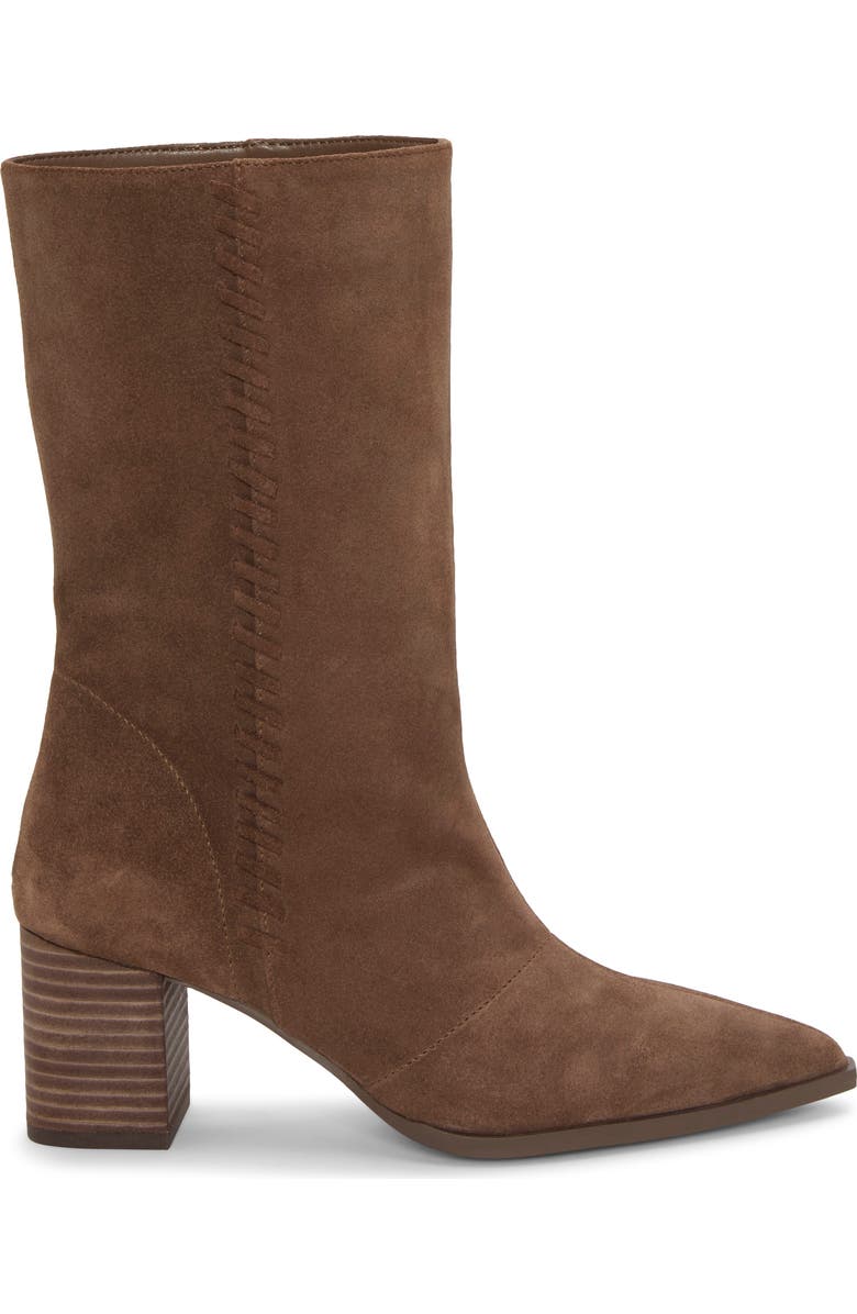 Vince Camuto Lorrys Whipstitch Block Heel Boot, Alternate, color, Toasted Taupe