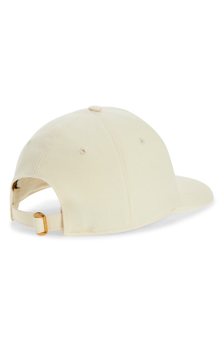 Valentino Garavani Chez Valentino Baseball Cap, Alternate, color, Ivory/ Black