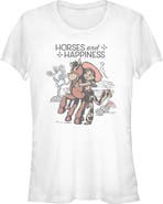 Toy Story 5 Junior's Horses And Happiness Short Sleeve Graphic T-Shirt