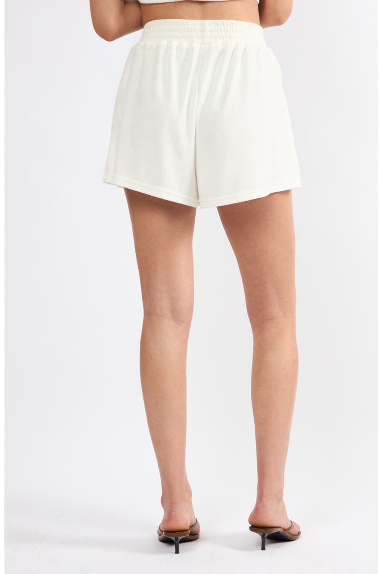 The Terry Shorts, Alternate, color, WHITE