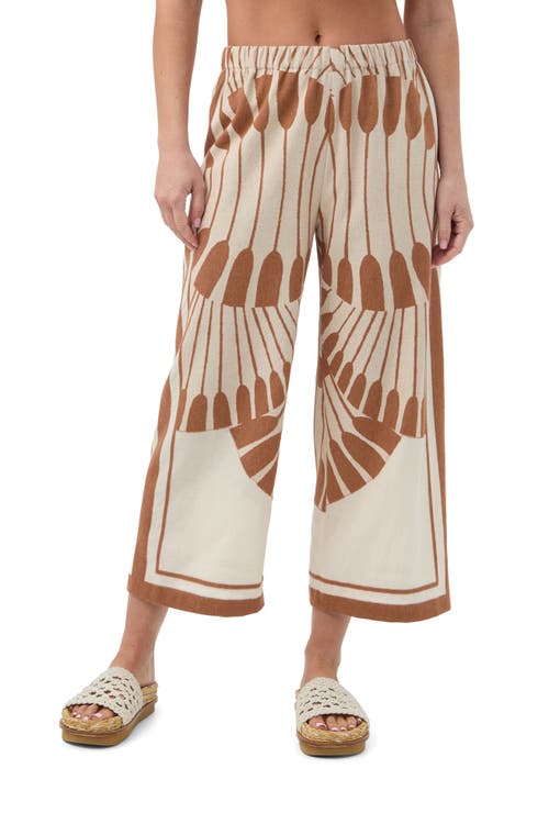 Trina Turk Estella 2 Printed Crop Pant In Multi