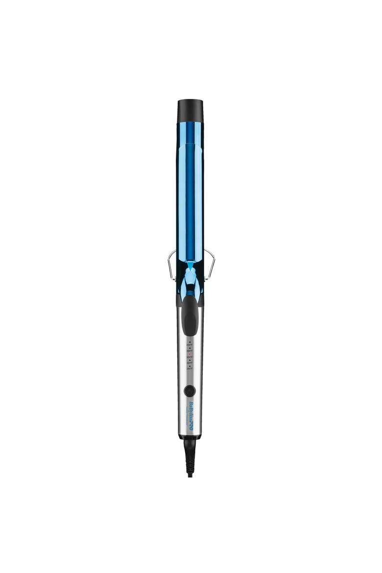 Nano Titanium  1¼" Extended Barrel Curling Iron, Main, color, Blue