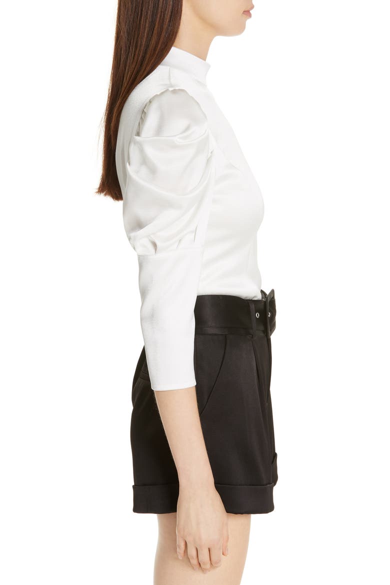 Brenna Puff Sleeve Blouse, Alternate, color, OFF WHITE