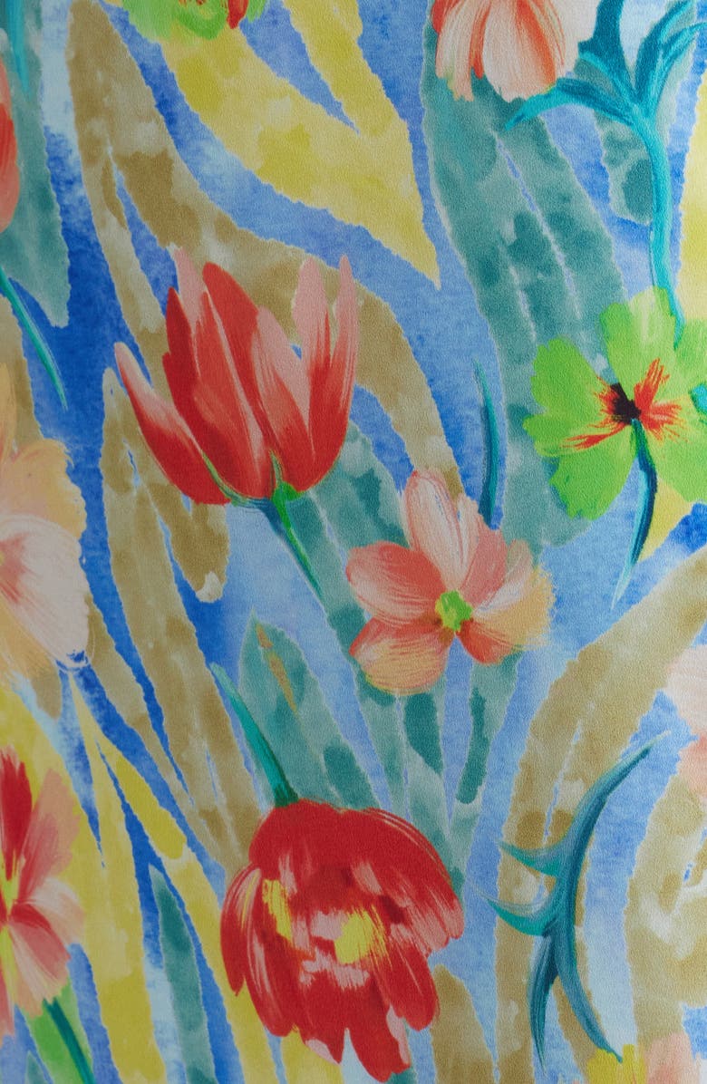 Sam Edelman Floral Scoop Neck Maxi Dress, Alternate, color, 