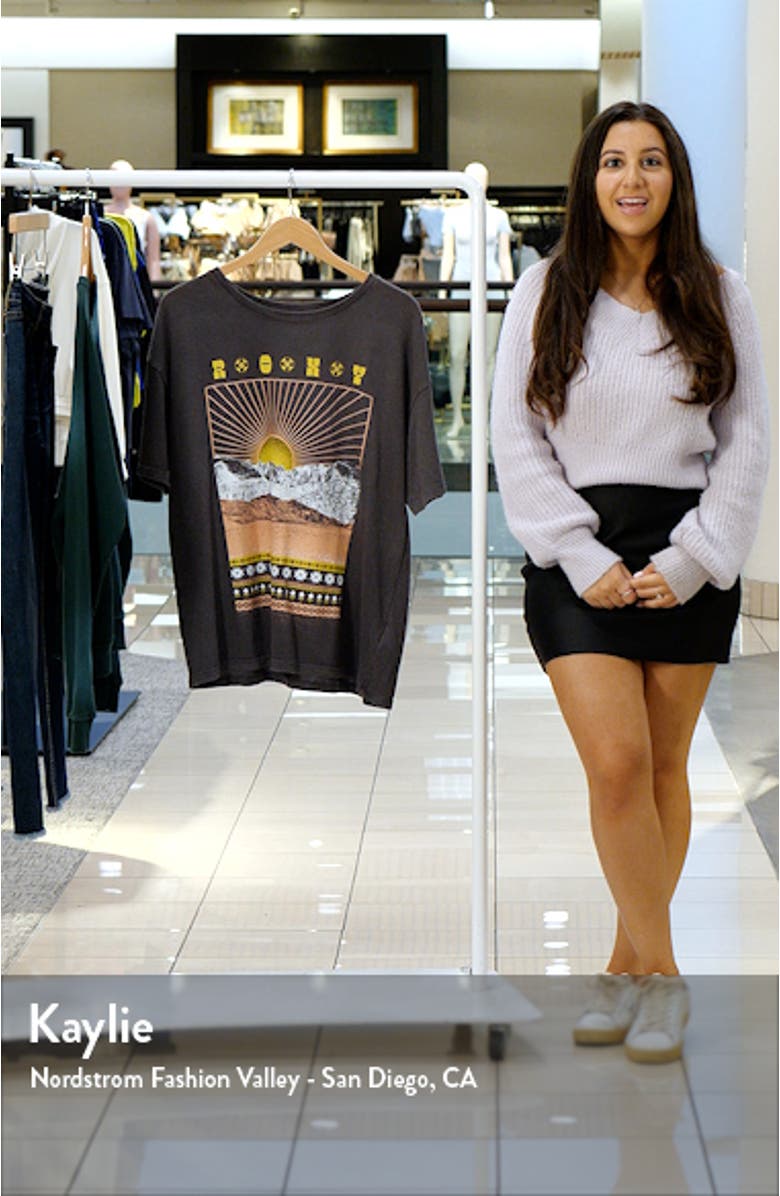 Paradise Peaks Cotton Graphic T-Shirt, sales video thumbnail