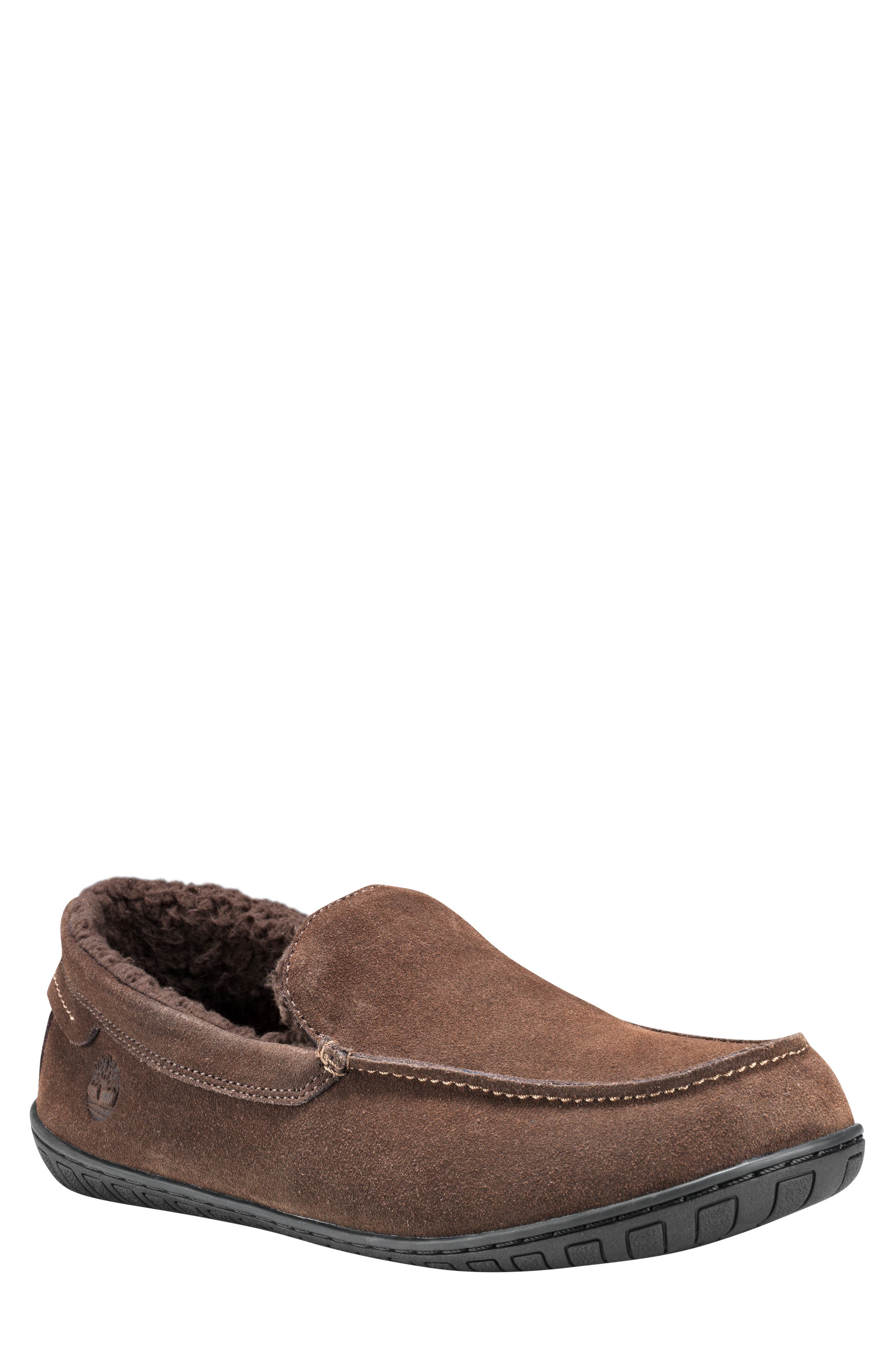 Torrez Slipper, Main, color, DARK BROWN SUEDE