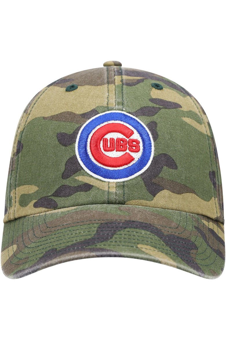 Men's '47 Camo Chicago Cubs Team Clean Up Adjustable Hat, Alternate, color, Camo