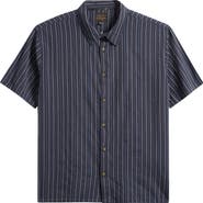 Billabong Garage Sandon Mixed Stripe Jacquard Short Sleeve Button-Up Shirt