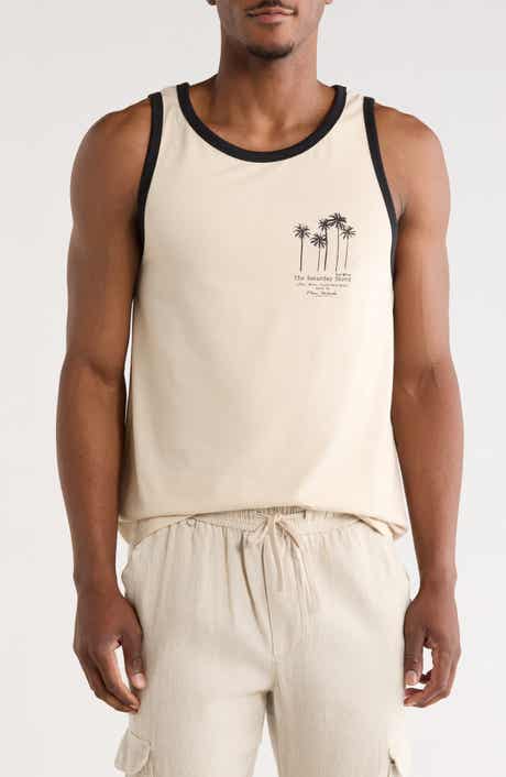 Good Vibes Only Graphic Ringer Tank