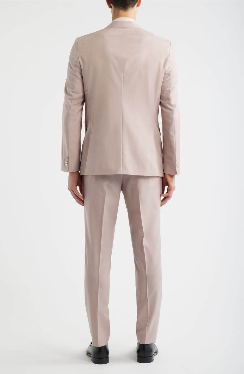 BOSS Houston Slim Fit Wool Suit, Alternate, color, Light/ Pastel Pink