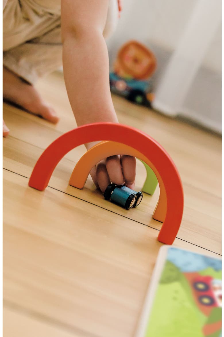 Drive Through the Rainbow Puzzle Game, Alternate, color, Multi / Blue