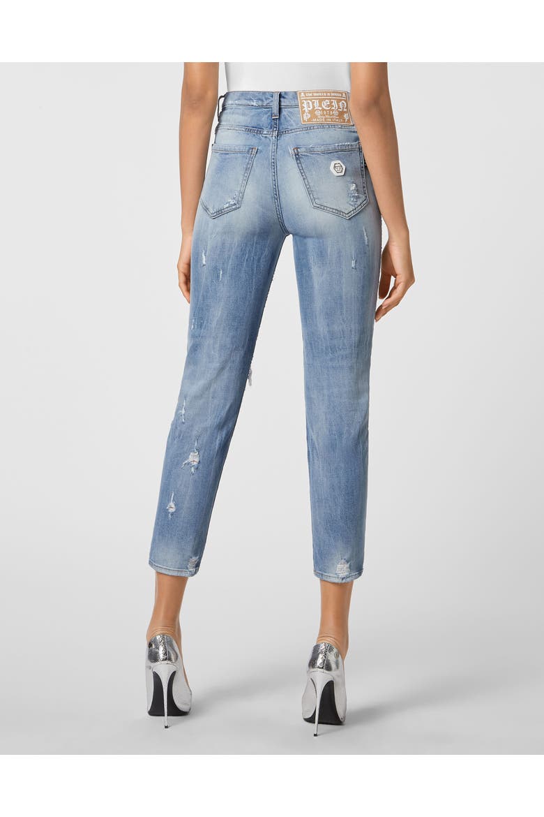 Jeans Mom Fit Women, Alternate, color, RazarBladeBlue