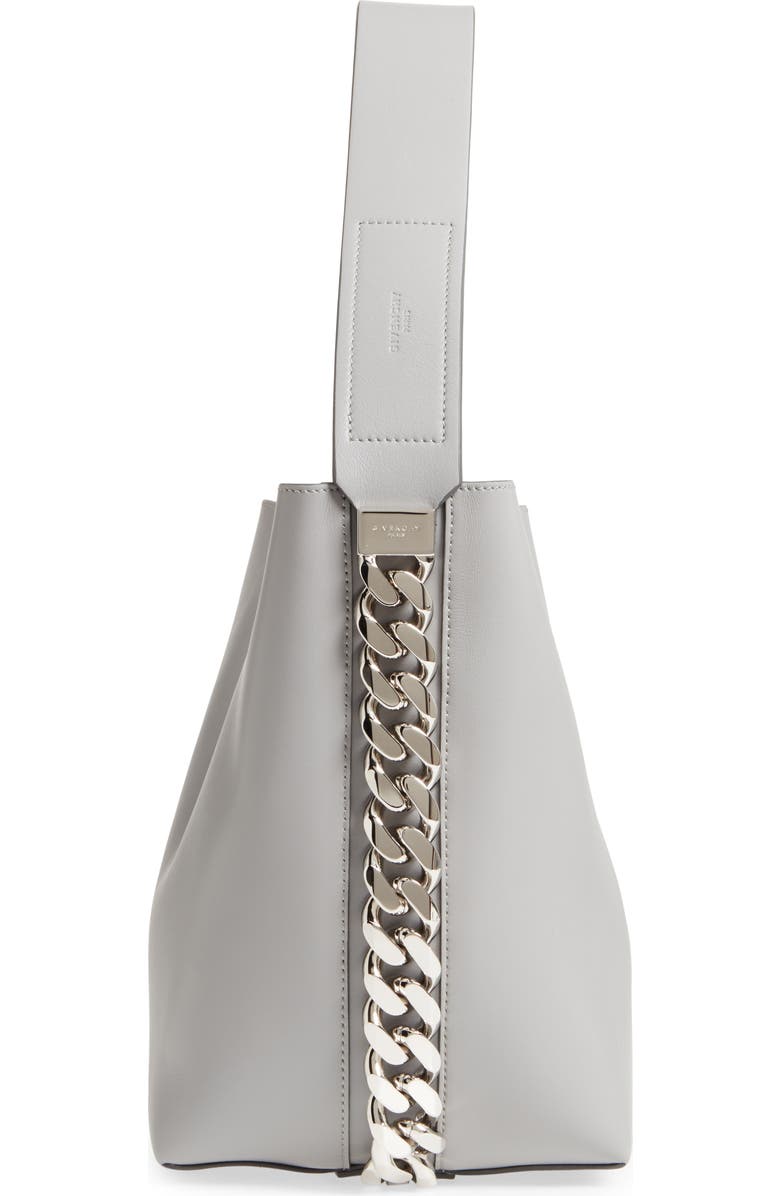 Givenchy Infinity Calfskin Leather Bucket Bag, Alternate, color,