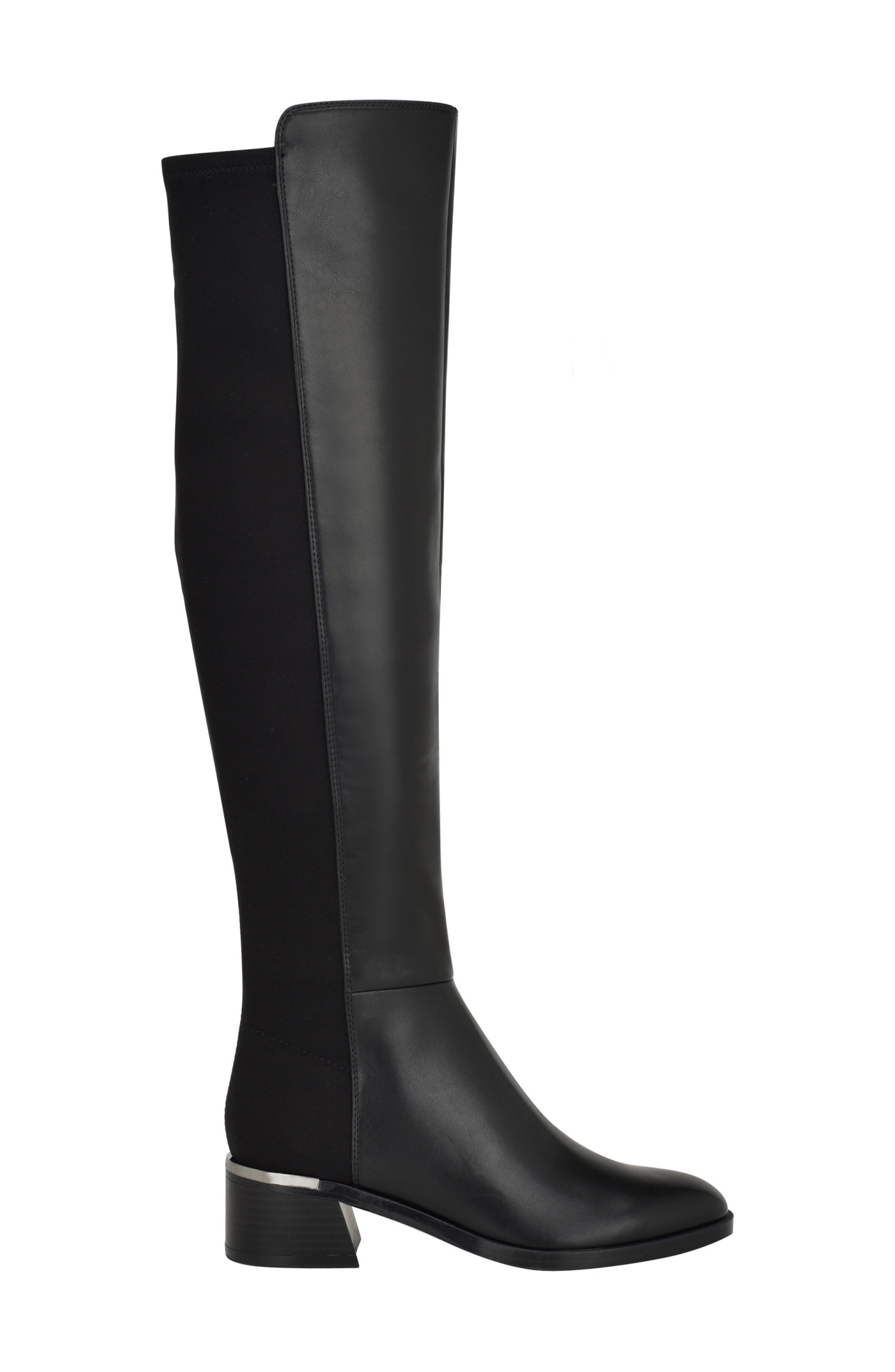 Calvin Klein Jotty Over the Knee Boot, Alternate, color, Black
