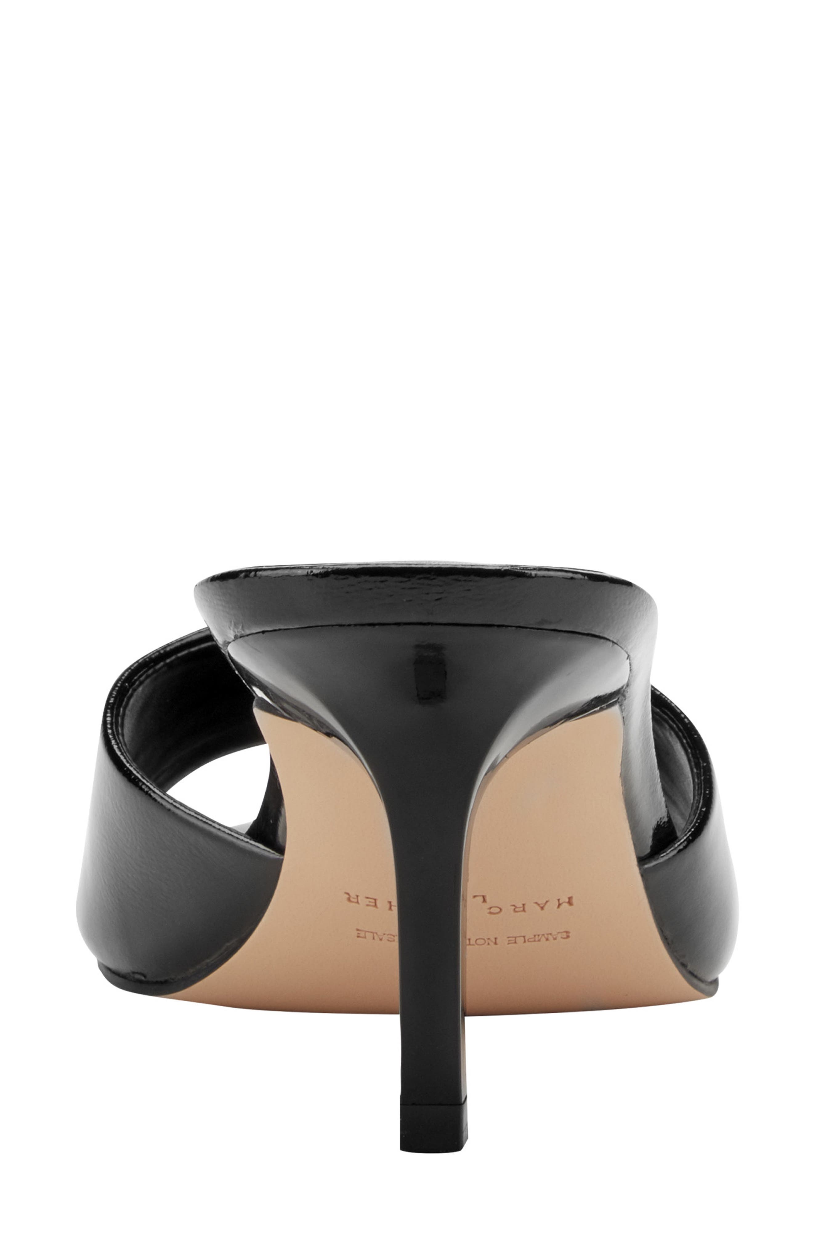 Marc Fisher LTD Finny Slide Sandal, Alternate, color, Black