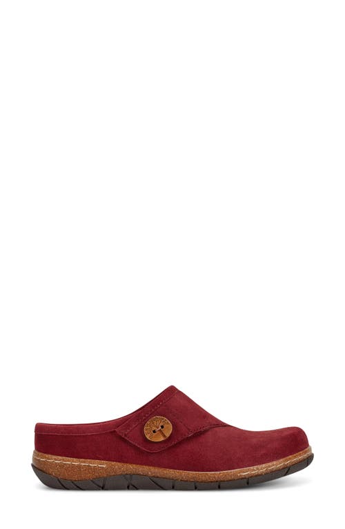 Earth Women's Ezra Button Wrap Slip-on Clogs In Red