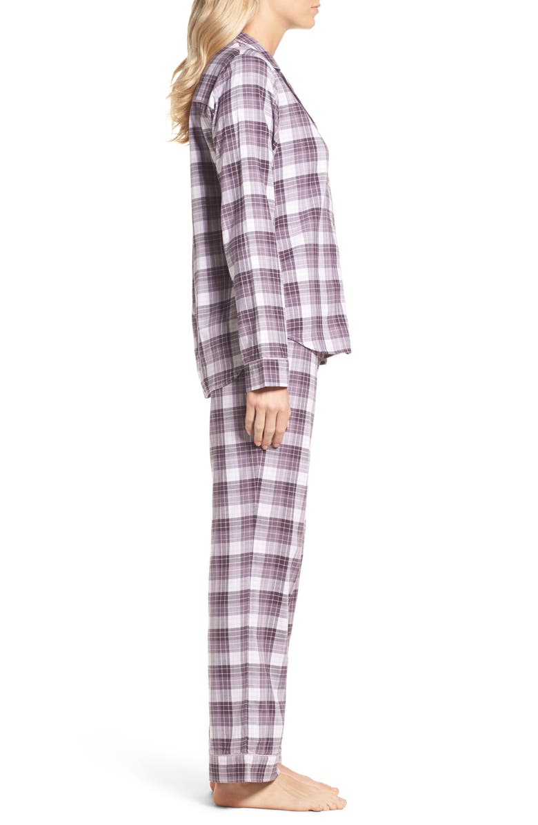UGG<sup>®</sup> Raven Plaid Cotton Pajamas, Alternate, color,