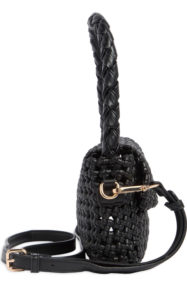 URBAN EXPRESSIONS HANDBAGS Braided Top Handle Satchel, Alternate, color,