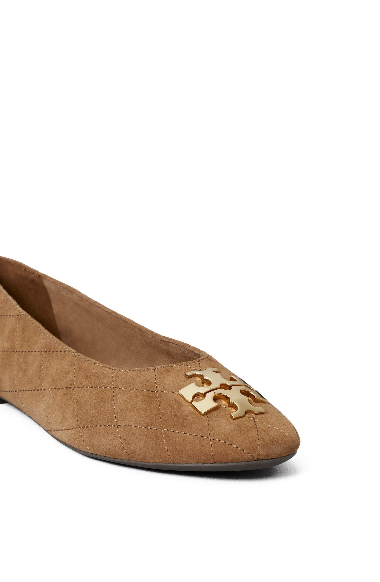 Charlie Quilted Ballet Flat, Alternate, color, PEANUT
