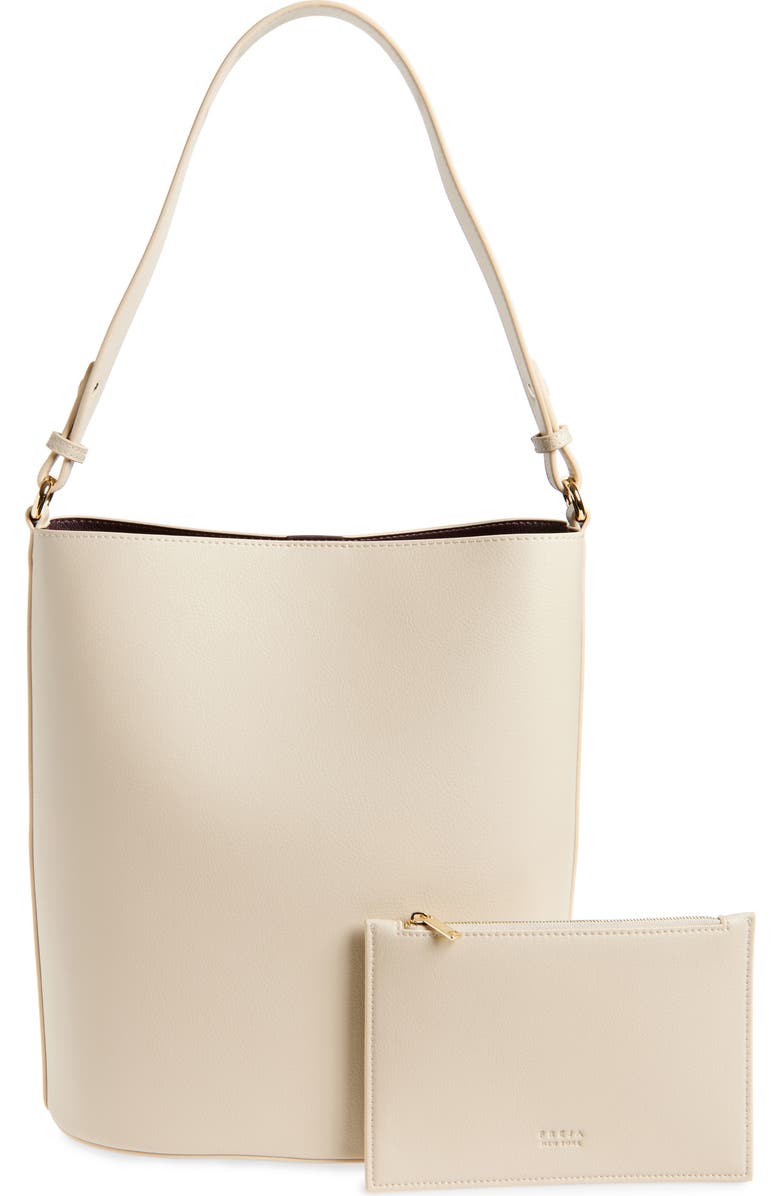 Freja New York Tall Faux Leather Tote, Alternate, color,