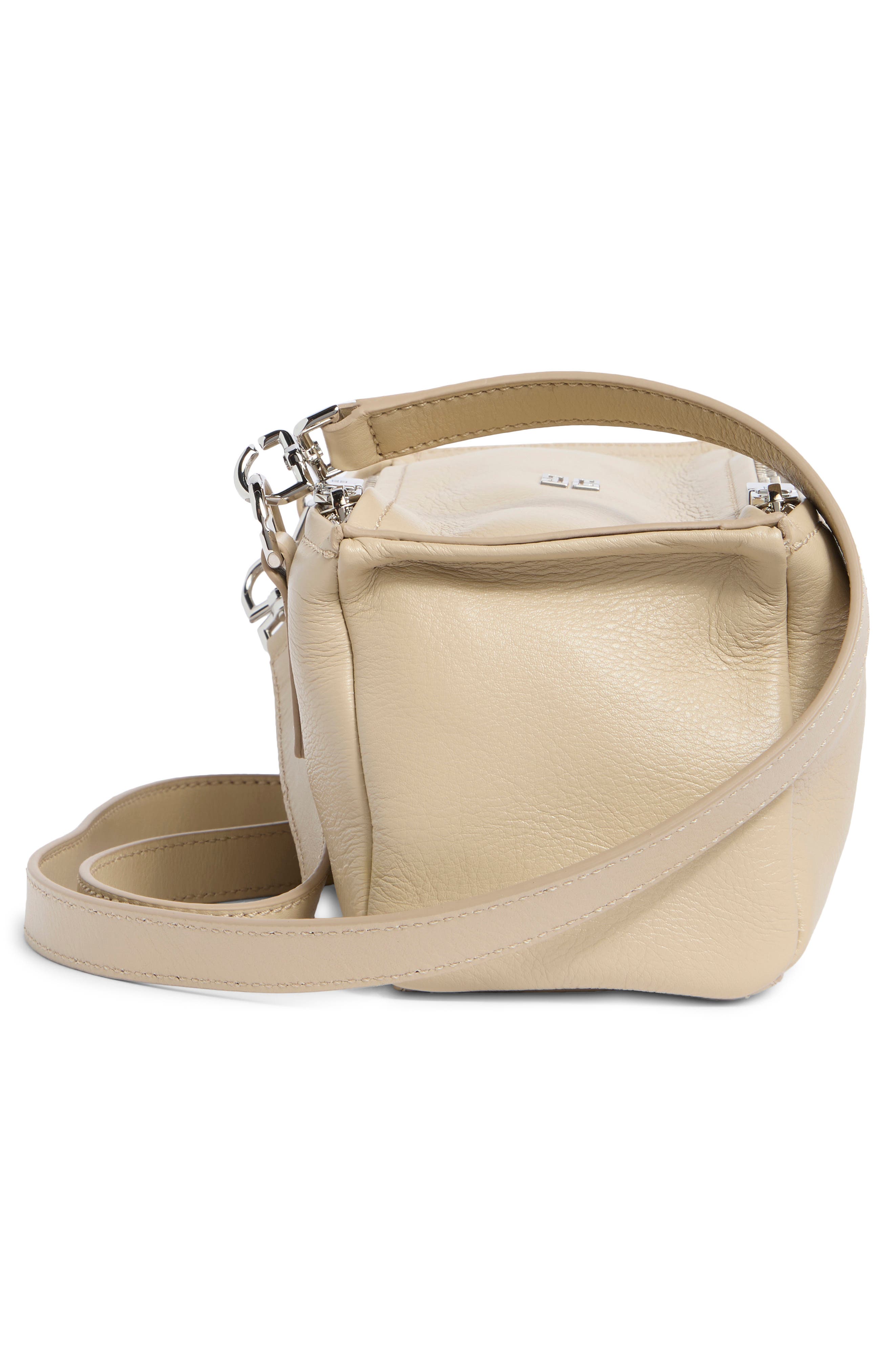 Givenchy Pandora Mini Crossbody Bag, Alternate, color, Beige